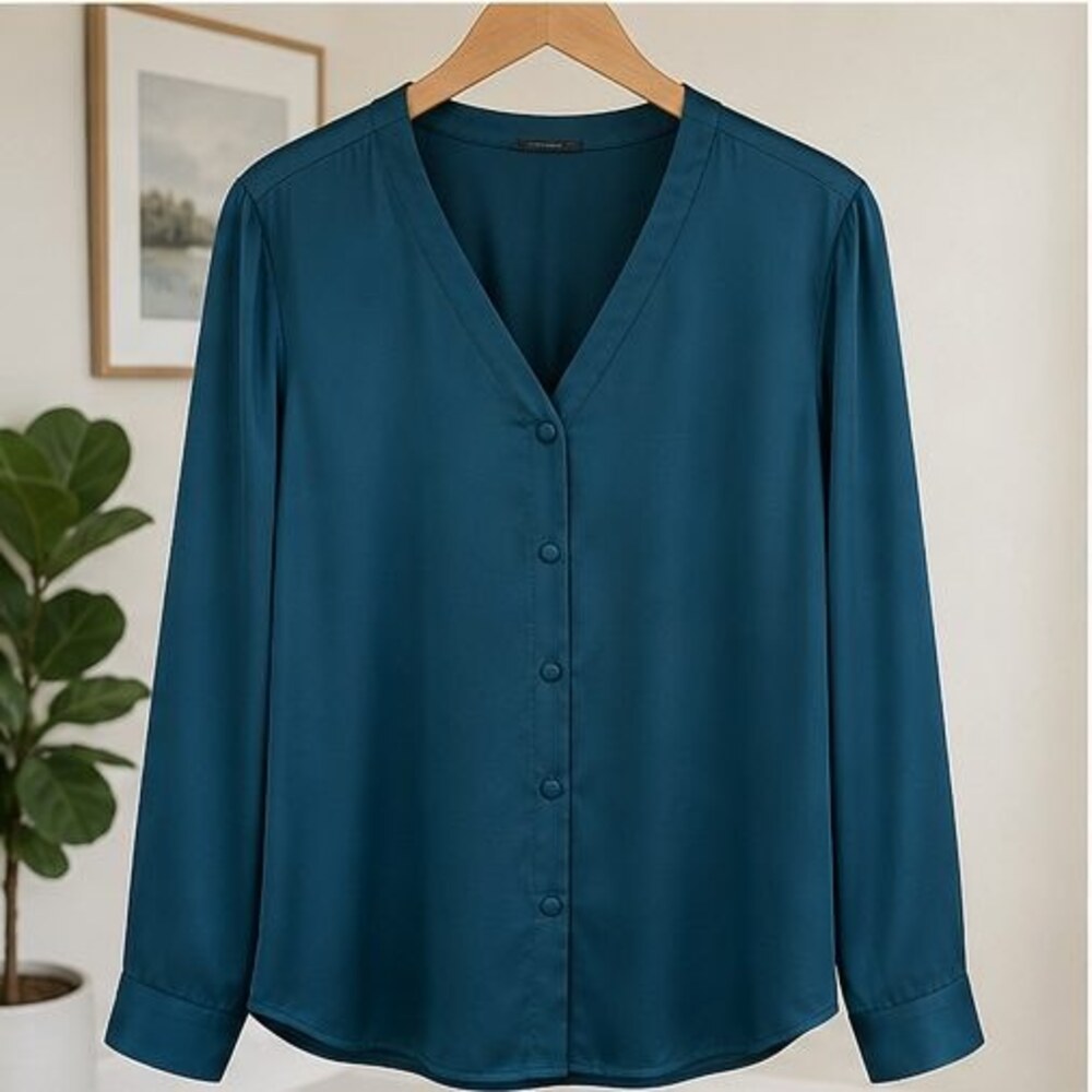 Teal Tunic Blouse
